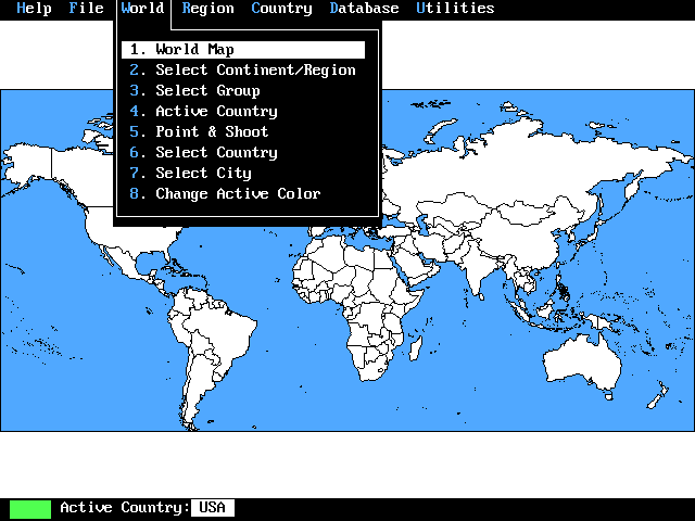 PC Globe 5.04 - Map